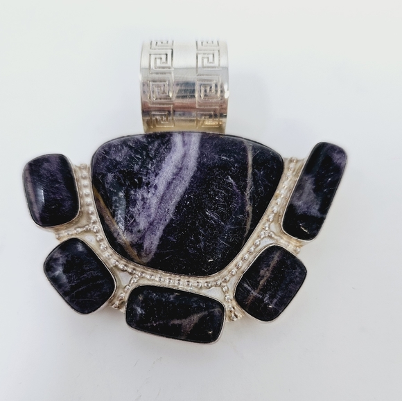 DTR Jay King Opalized Fluorite Pendant - Picture 1 of 5